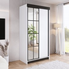 Skapis ar spoguli ARI 1 100, Balts